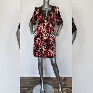 Shift Print Dress